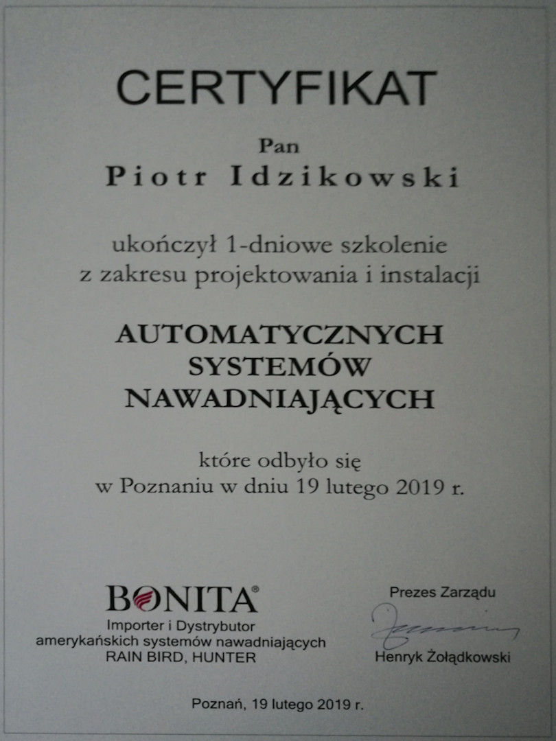 Montaż systemów automatycznego nawadniania #2